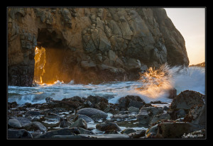 Natural Bridge. Sunset #2
